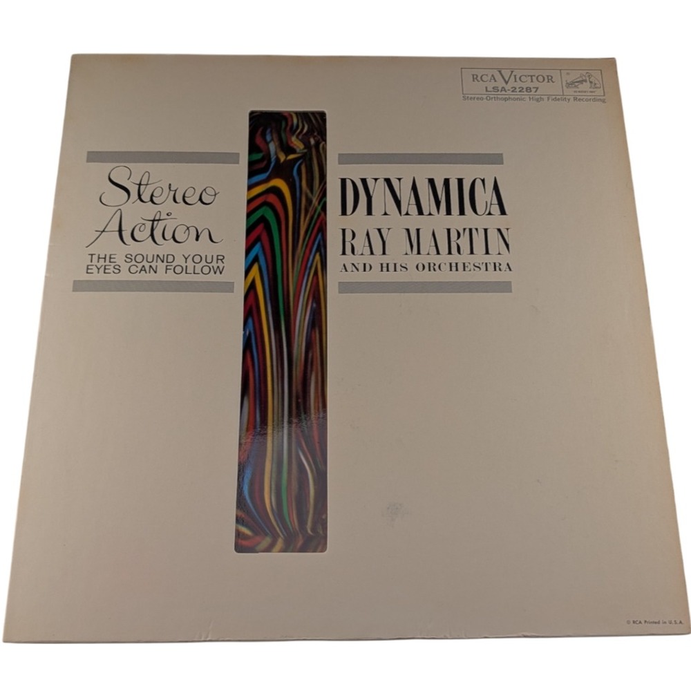 Ray Martin Dynamica LP 1961 RCA Victor LSA 2287 Stereo Action Die Cut (EX VG)